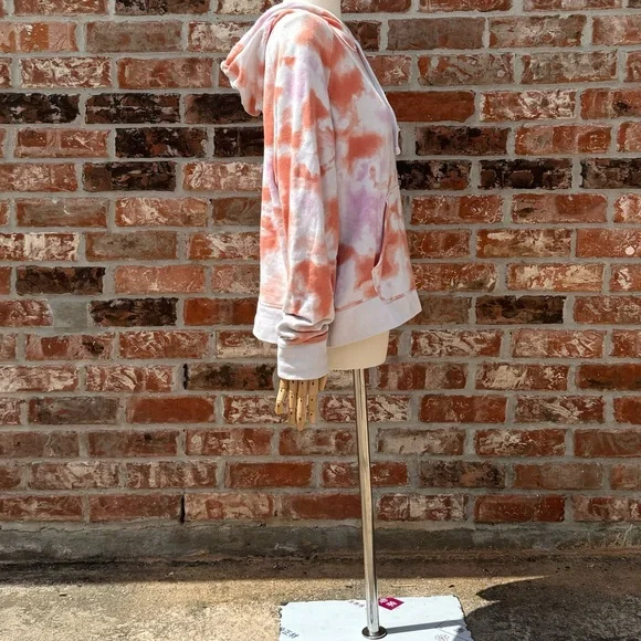 Champion orange tiedyed hoodie sweatshirt / L / Excellent condition - Picture 9 of 13